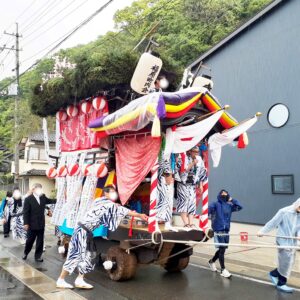 備前市西片上春祭りの山車