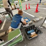 リファイン山陽町23周年感謝祭　大工さんの包丁研ぎ