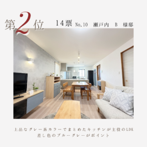 リファイン山陽町23周年感謝祭　施工例コンテスト結果発表　2位