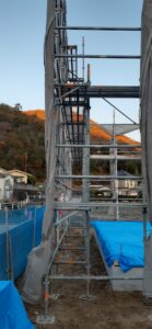 クサビ緊結式足場の写真