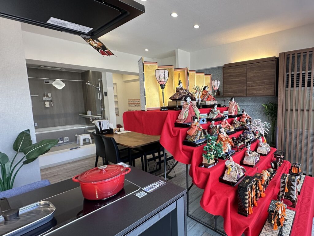 2026年リファイン備前ショウルームお雛様